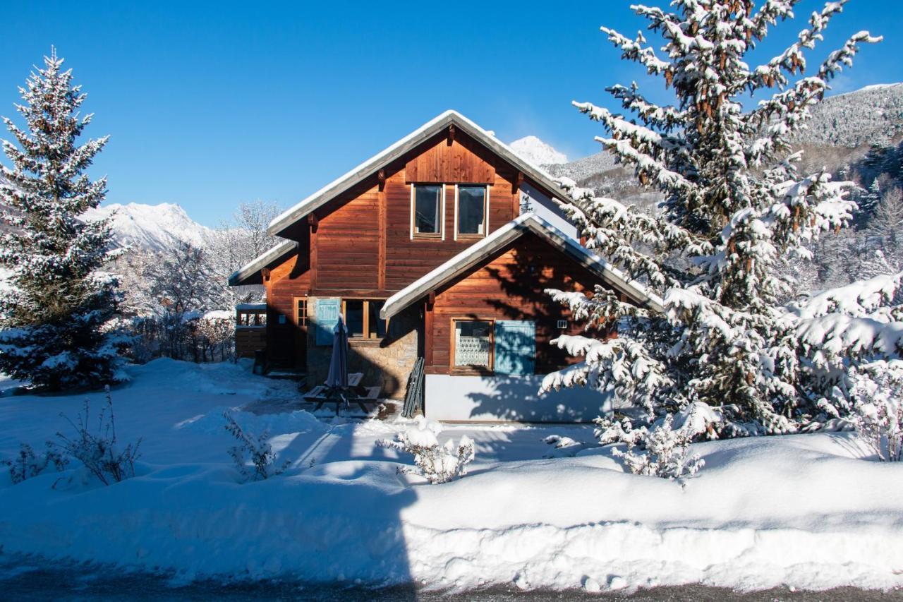 Chalet Premium -Acces Pied De Piste En Navette Saint-Chaffrey Luaran gambar
